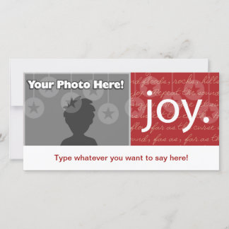"Joy" Feiertagskarte