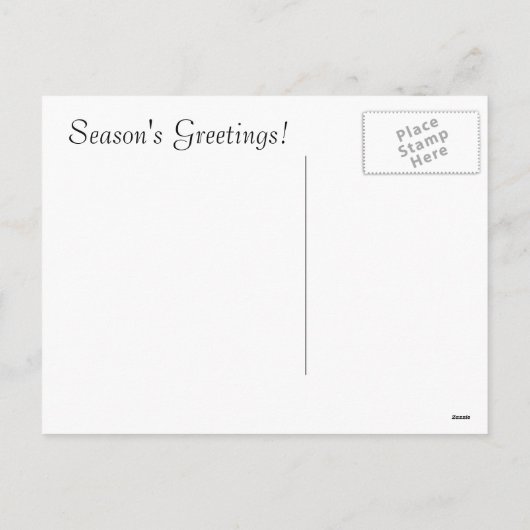 Joy! Feiertagspostkarte (Rückseite)