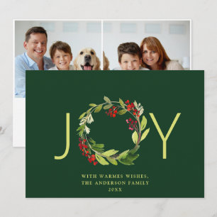 JOY Festiver Tannenbaum-Beerenkranz Weihnachten 2