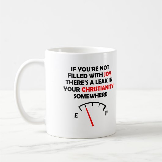 Joy Fill Christlich Quotes Redewendungen Kaffeetasse (Links)