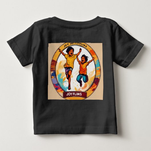 "Joy Films" Baby T-shirt (Rückseite)