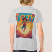 Joy Films: Lebhaftes Emblem-Design Tri-Blend Shirt (Rückseite)