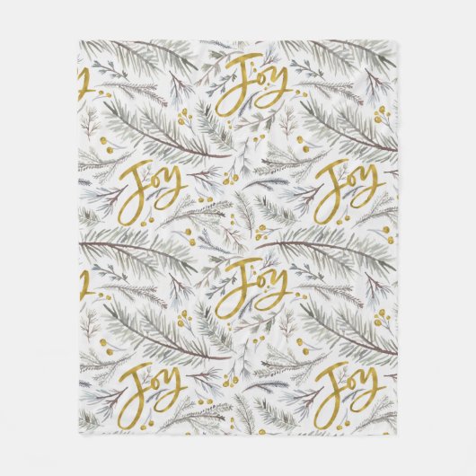 Joy Fir Twigs Fleecedecke (Vorderseite)