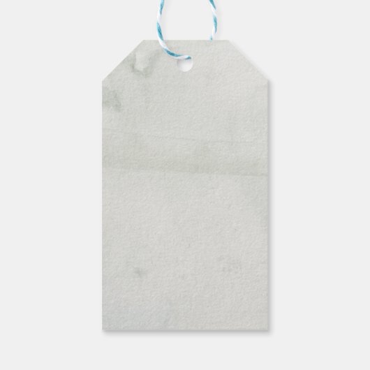 Joy Floral Aquarell Weihnachten Geschenkanhänger (Rückseite)