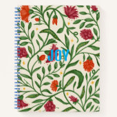 JOY Floral Notebook Notizblock (Vorderseite)