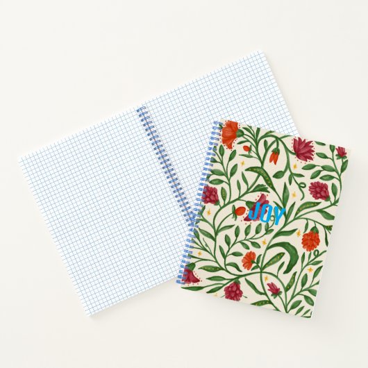JOY Floral Notebook Notizblock (Innenseite)