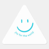 Joy for World Smiley Sticker (Vorderseite)