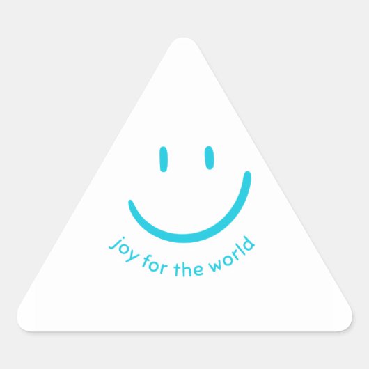 Joy for World Smiley Sticker (Vorderseite)
