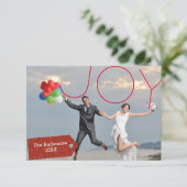 Joy Foto - 3x5 Weihnachtskarte Einladung (Stehend Vorderseite)