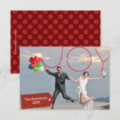 Joy Foto - 3x5 Weihnachtskarte Einladung (Vorne/Hinten)