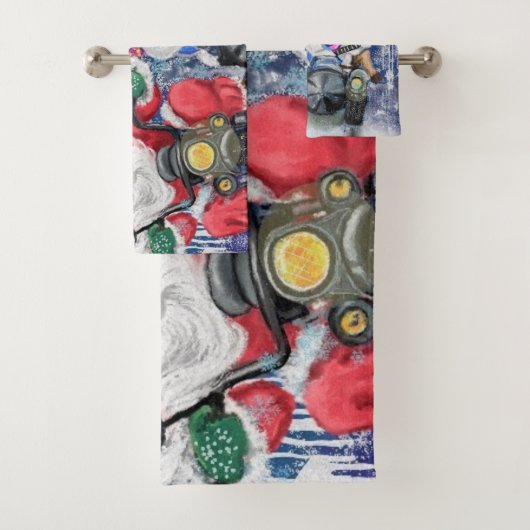 Joy - Frohe Weihnachten Badhandtuch Set (Insitu)