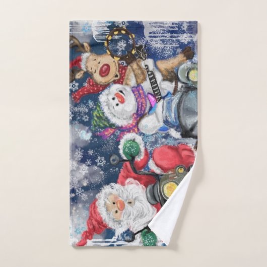 Joy - Frohe Weihnachten Badhandtuch Set (Handtuch)