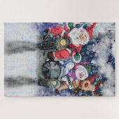 Joy - Frohe Weihnachten - Happy Puzzle (Horizontal)