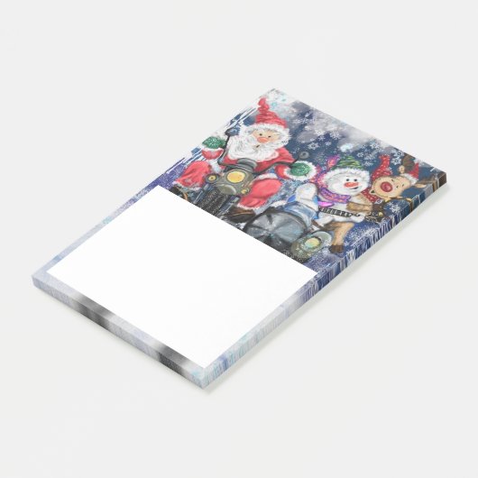 Joy - Frohe Weihnachten Post-it Klebezettel (angewinkelt)