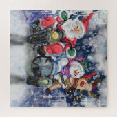 Joy - Frohe Weihnachten - Puzzle (Horizontal)