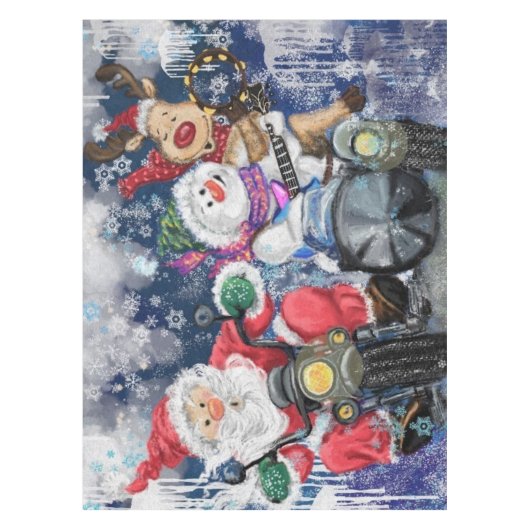 Joy - Frohe Weihnachten Tischdecke (Vorderseite)