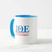 JOY für den Präsidenten Tasse (Vorderseite Links)