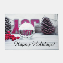 Joy Glass Ball Holiday Collection Fußmatte