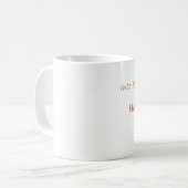 Joy, glücklich gelb kaffeetasse (Vorderseite Links)