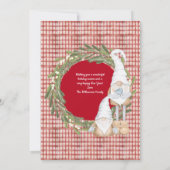 Joy Gnomes Christmas Einladung (Rückseite)