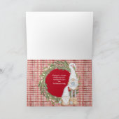 Joy Gnomes Holiday Weihnachten Karte (Innenseite)