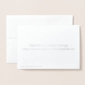 Joy Gold Foil Star Weihnachtskarte Folienkarte (Rückseite mit Umschlag)