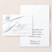 Joy Gold Foil Star Weihnachtskarte Folienkarte (Anzeige)
