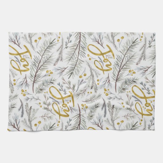 Joy Gold Glitzer Geschirrtuch (Horizontal)