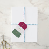 JOY Gold Sparkle Farbblock Holiday Custom Party Geschenkanhänger (Mit Garn)