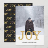 JOY (Goldener Glitzer) (Vorne/Hinten)