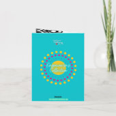 Joy Greeting Card, Small, 4" x 5,6" Faltkarte Karte (Rückseite)