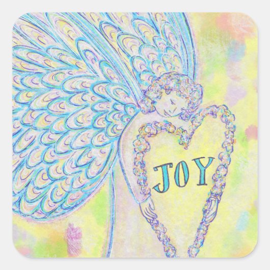 Joy Guardian Angel Art Custom Decal Sticker (Vorderseite)