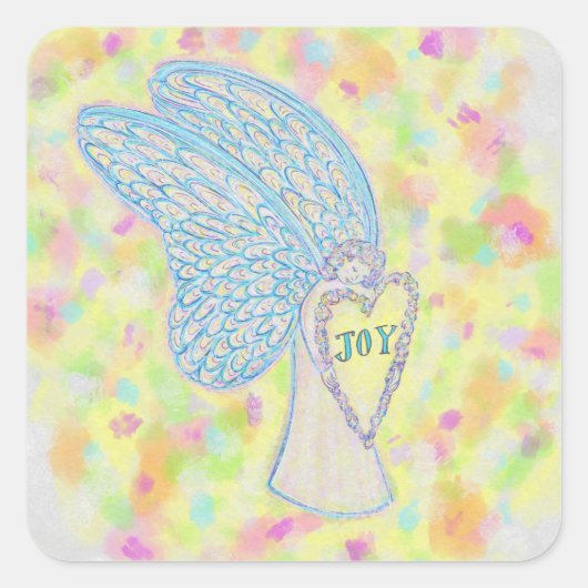 Joy Guardian Angel Art Custom Decal Stickers (Vorderseite)