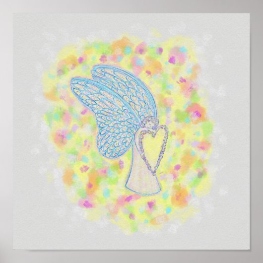 Joy Guardian Angel Art Print Posters Poster (Vorne)