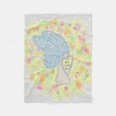 Joy Guardian Angel Custom Fleece Blanket (Vorderseite)