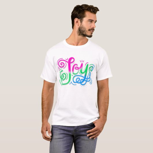 Joy Hand Lettering Polysexual Poly T-Shirt (Vorne ganz)