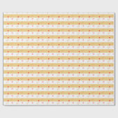 Joy Hearts on Striped Geschenkpapier (Flach)