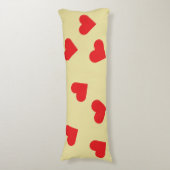 Joy-Herd: Farbenfrohe Rot-Gelb-Zuhause-Dekoration Seitenschläferkissen (Vorderseite Vertikal)