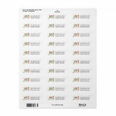 Joy Holiday Address Labels (Vorne)
