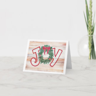 Joy Holiday Card Feiertagskarte