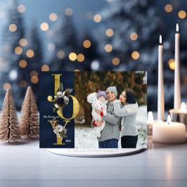 Joy Holiday Foto Card Einladung