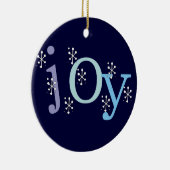 Joy Holiday Keepake Ornament (Rechts)