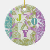 JOY Holiday Keepake Ornament (Hinten)