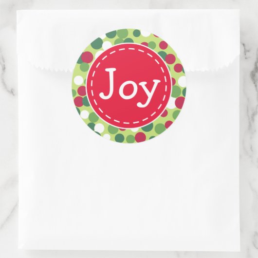 Joy Holiday Stickers (Tasche)