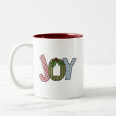 JOY Holiday Tshirts und Geschenke Zweifarbige Tasse (Links)