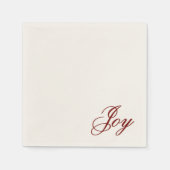 Joy Holidays Papier Servietten (Vorderseite)