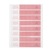 Joy Homemade Christmas Envelope Wrap rund um Label (Bogen)