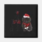 Joy Hope Love Peace Christmas Black Shih Tzus 2020 Magnet (Vorne)