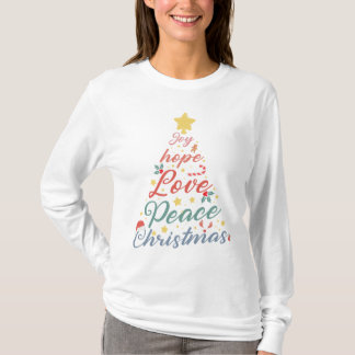 Joy Hope Love Peace Christmas T-Shirt