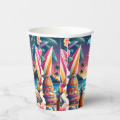 Joy hula Luau Surf aloha hawaiian 1. Pappbecher (Rechts)